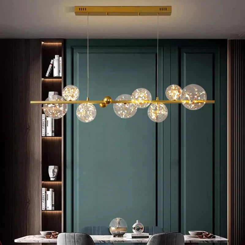 Afralia™ LED Pendant Light Chandeliers for Modern Home Decor - Indoor Living Room & Dining Room Lighting