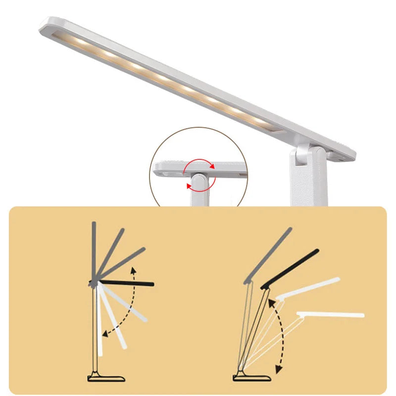 Afralia™ Touch Dimmable LED Table Lamp for Eye Protection and Reading