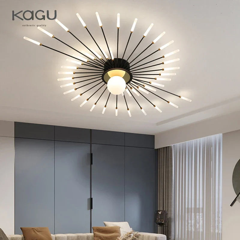 Afralia™ LED Modern Ceiling Lights for Bedroom, Hall & Living Room