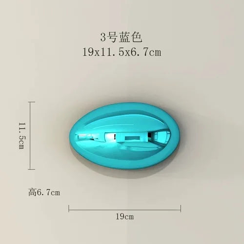 Afralia™ 3D Gold Stone Wall Hanging Ornaments for Stylish Room Decor