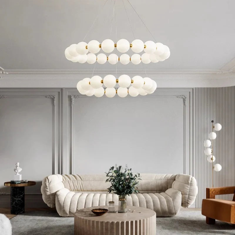 Afralia™ Modern LED Pendant Light Chandeliers for Living & Dining Room Decor