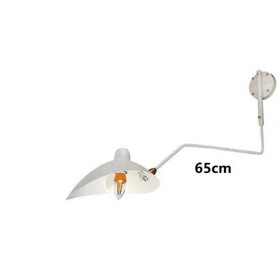 Serge Mouille Retro Loft Industrial Wall Lamps by Afralia™ - Rotating Sconce Lights