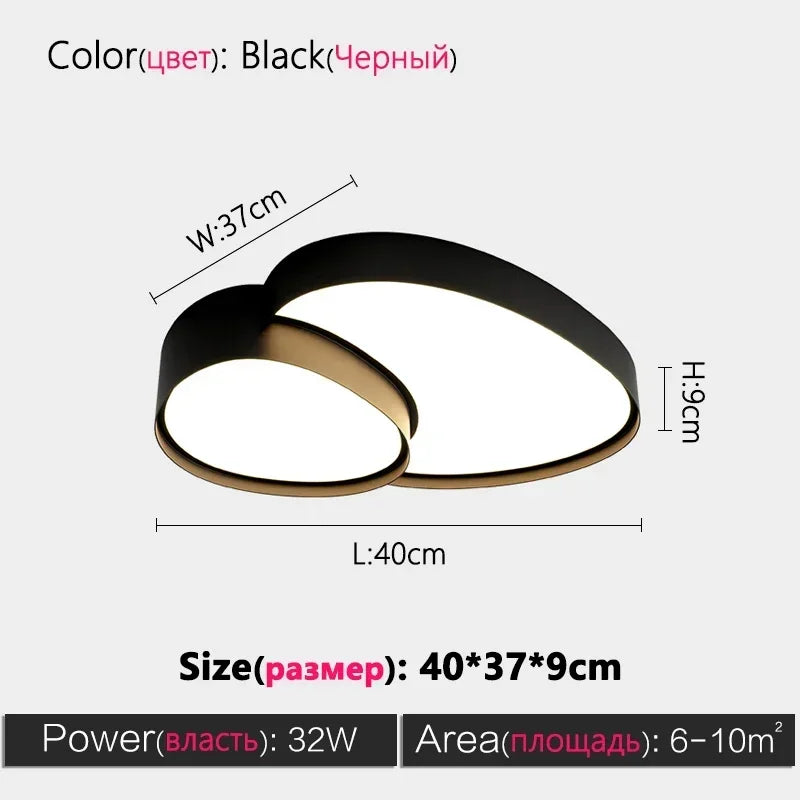 Afralia™ Modern Simplicity LED Ceiling Lamp for Home Décor in Living Room, Kitchen, Bedroom