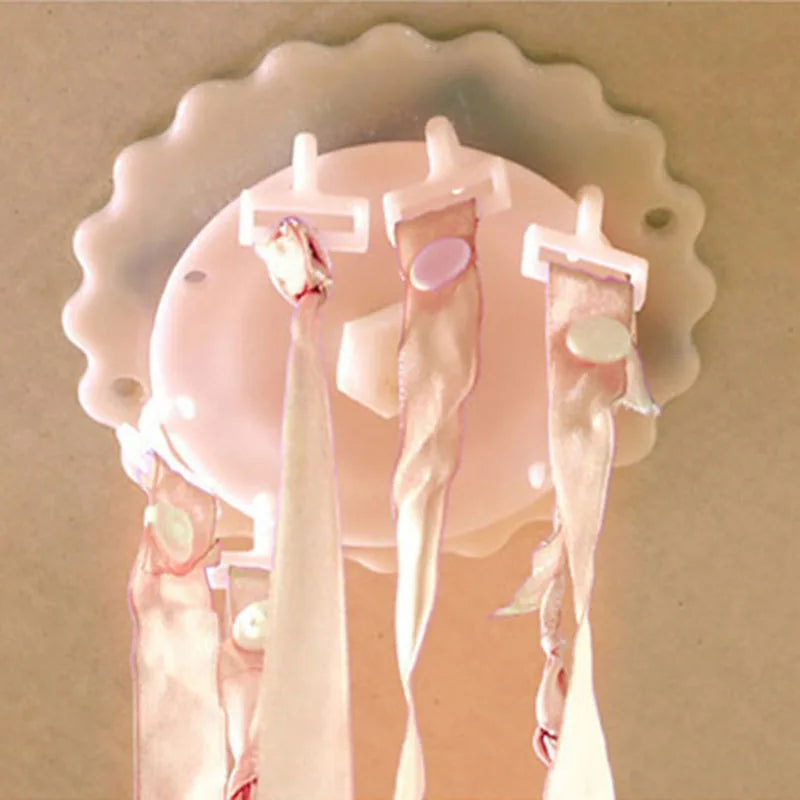 Afralia™ Color Blocked Ceiling Mosquito Net with Lace Decoration, Rotating Strap, Insect Proof Bed Curtain