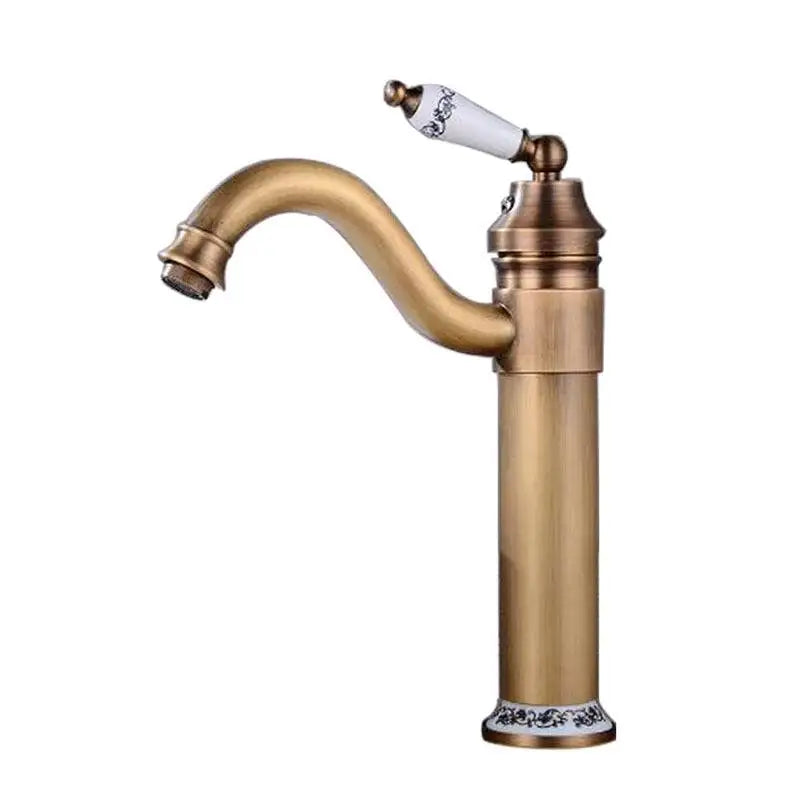 Afralia™ Bronze Finish Bathroom Sink Faucet Basin Tap YT-5050