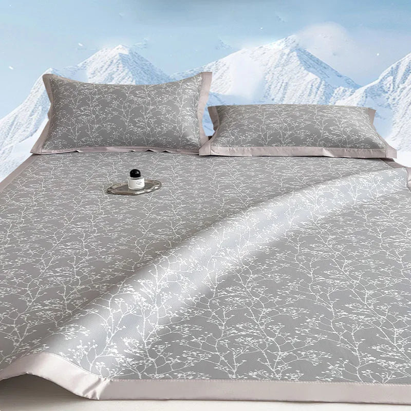 Afralia™ Cooling Silky Bed Mat Set - Comfortable Baby-Safe Mattress