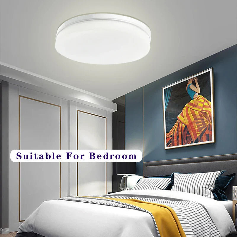 Afralia™ LED Panel Ceiling Light 48w 36w 24w 18w for Bedroom Living Room Home Lighting