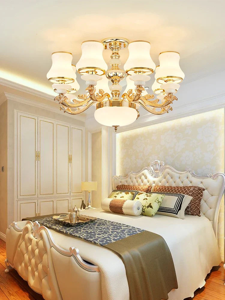 Afralia™ European Modern Chandelier Combination Package: Hot Selling Living Room Dining Room Bedroom Lamps