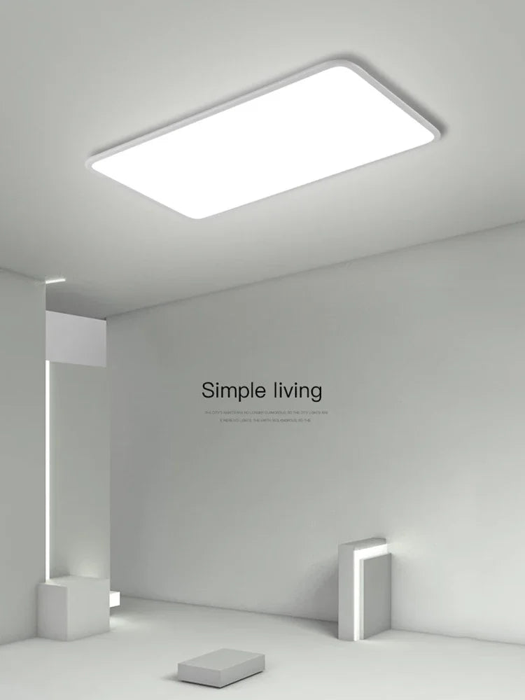 Afralia™ LED Rectangular Ceiling Light for Modern Minimalist Living Room and Bedroom Decor