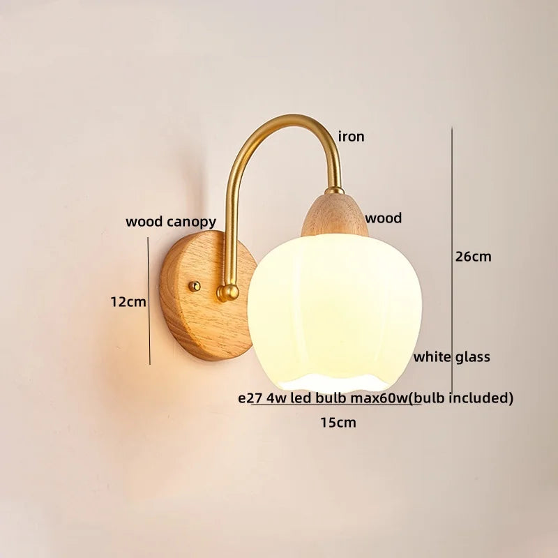 Afralia™ LED Wall Lamps: Nordic Modern Design for Home Decor, Living Room, Bar, Stair - Pull Chain Switch