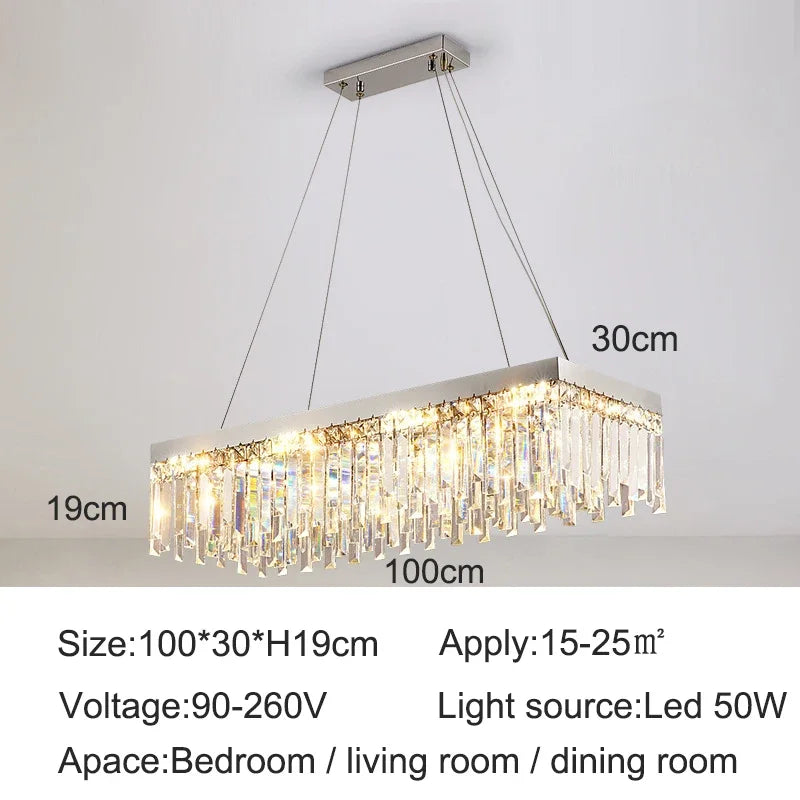 Afralia™ Modern Crystal Ceiling Chandelier - Stylish Round Art Lighting Fixture for Luxe Living Room