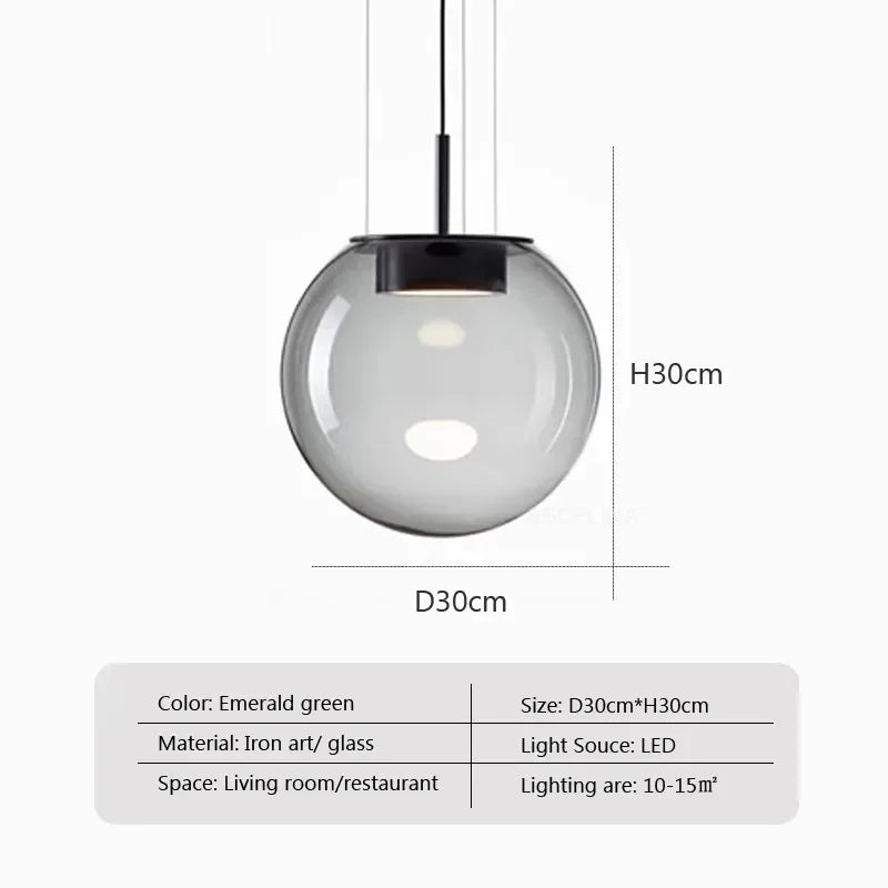 Afralia™ Brokis Double Glass Pendant Lamp for Home Decor & Hospitality Spaces