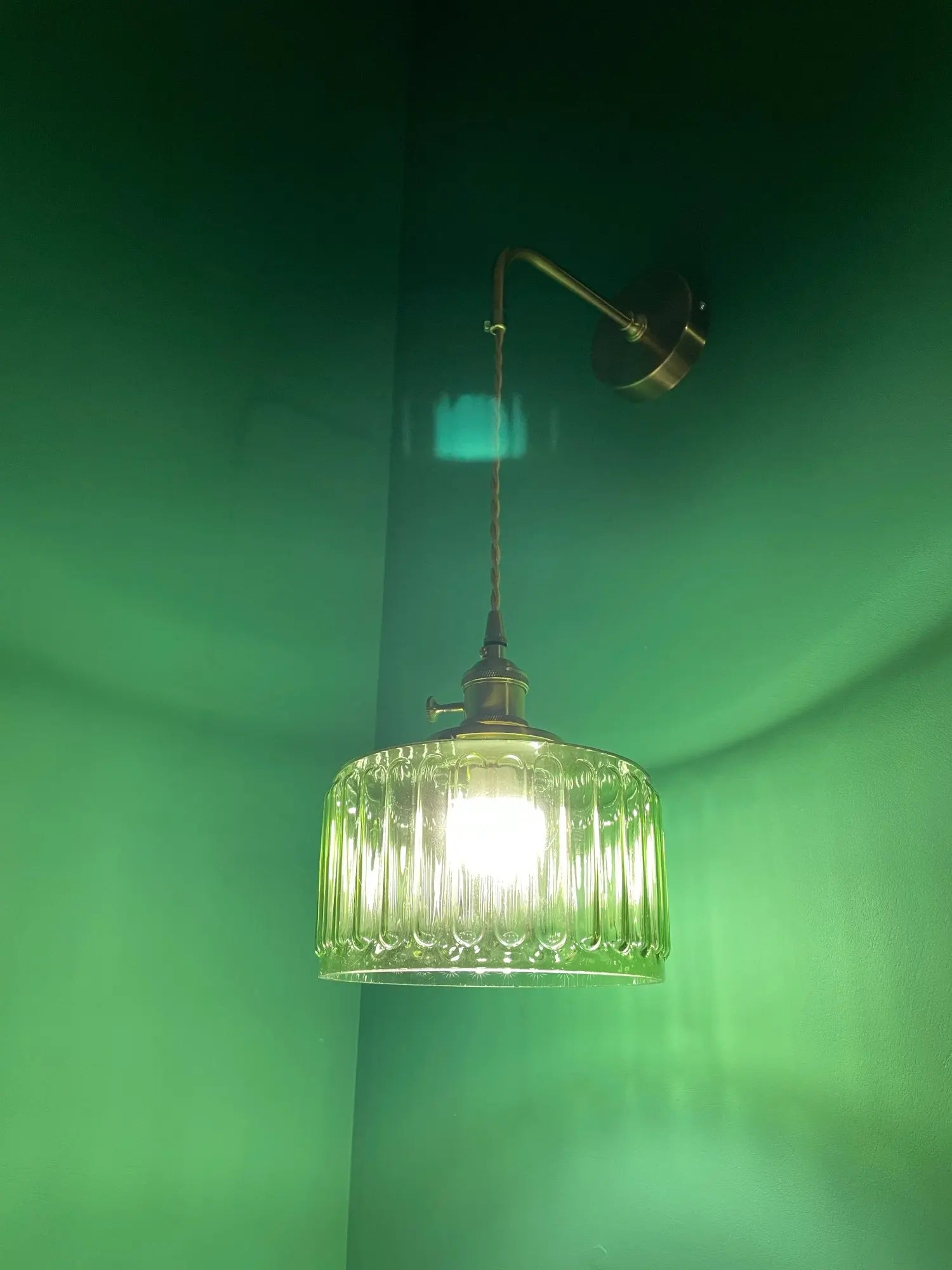 Afralia™ Glass Adjustable LED Sconce Wall Light for Bedroom Home Decor