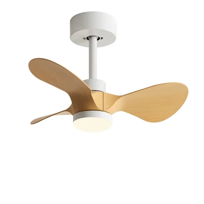 Afralia™ 24-Inch Mini Ceiling Fan with Lights, Modern Design for Home and Office