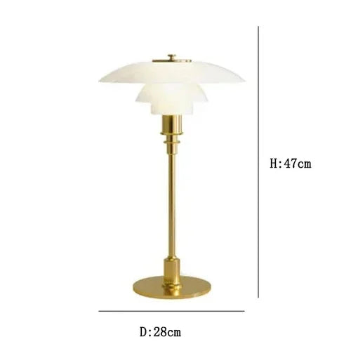 Afralia™ LED Glass Desk Lamp for Living Room Bedroom