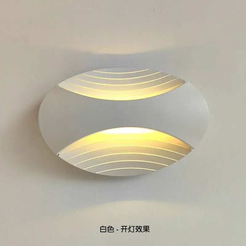 Afralia™ Double-Head LED Wall Lamp: Modern Lighting Solution for Corridors and Staircases