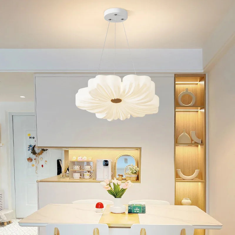 Afralia™ Nordic Flower Ceiling Lights: LED Indoor Decoration Lighting for Kitchen, Living Room, Bedroom