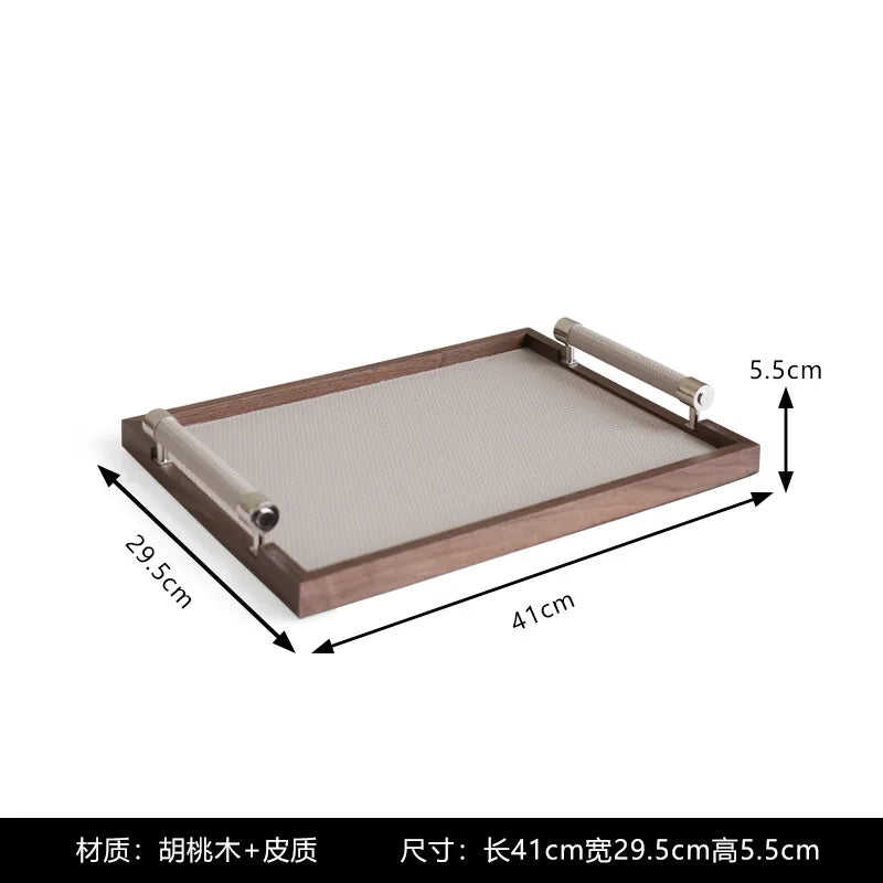 Afralia™ Wooden Organizer Trays: Luxury Removable Makeup, Food, Spice, Kitchen Tray