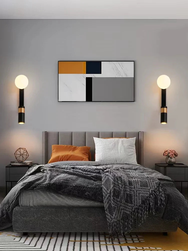 Afralia™ LED Spotlight Wall Lamp for Bedside Bedroom Study Living Room Decoration