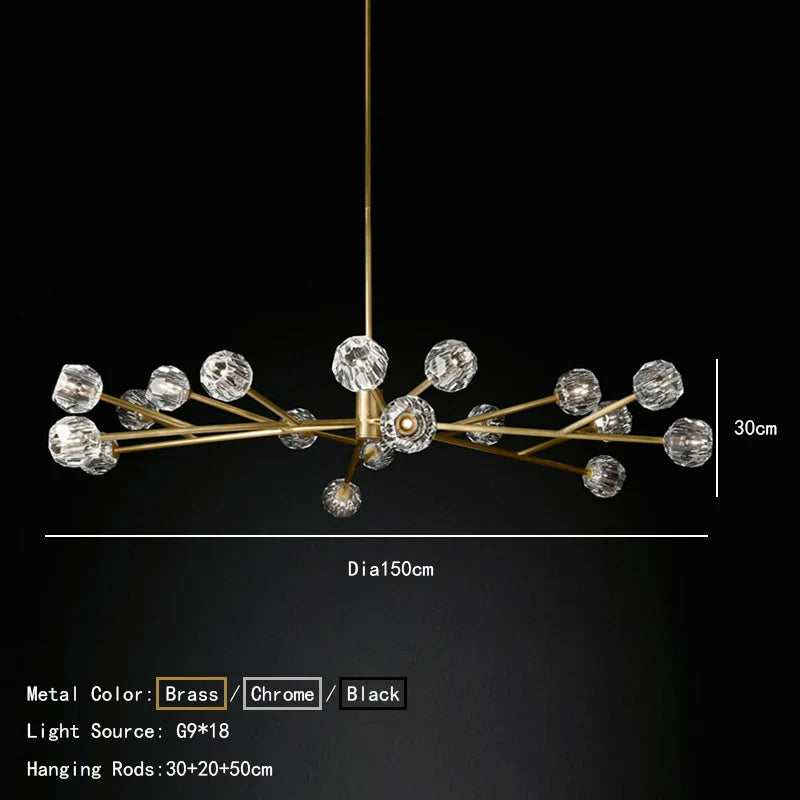 Afralia™ Crystal Gold Chandelier: Luxury Lighting Fixture for Kitchen, Modern Design & High-Quality Craftsmanship