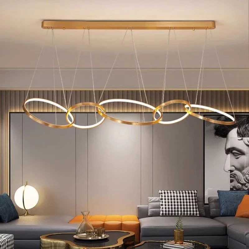 Afralia™ Modern LED Pendant Light Chandeliers for Living Room Dining Room Lighting