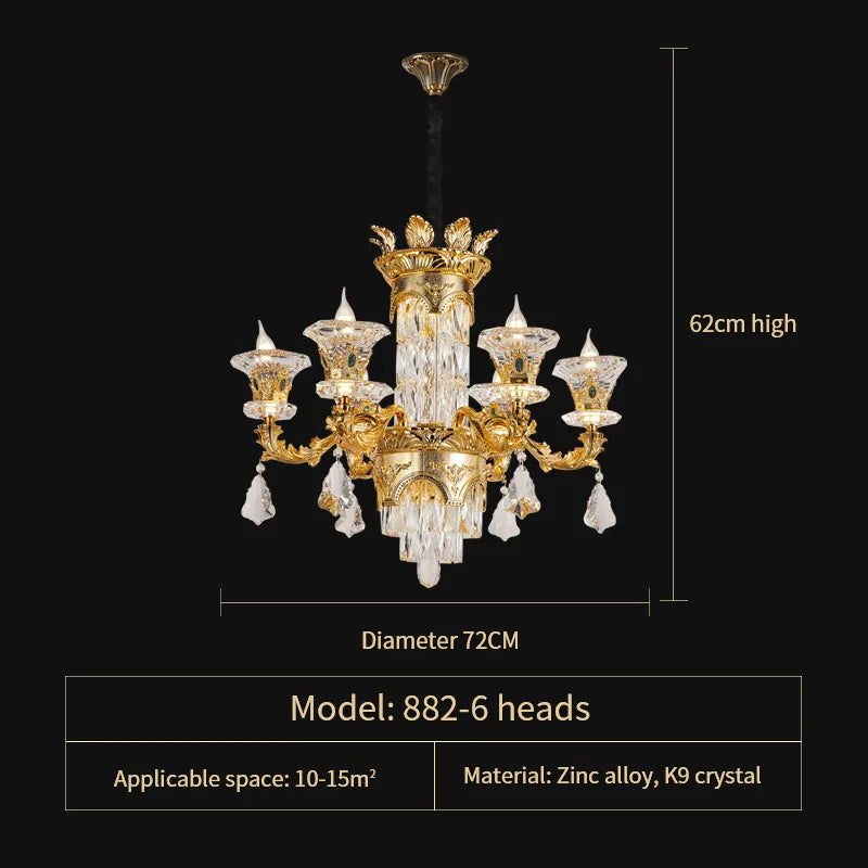 Afralia™ Crystal Chandelier: Modern, Simple Luxury Lighting for Living Room, Restaurant, Home