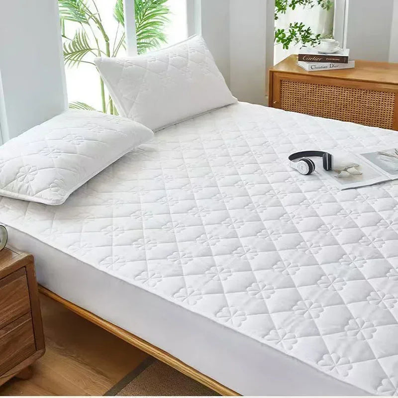 Afralia™ Waterproof Quilted Fitted Sheet Set with Deep Pockets and Silky Touch