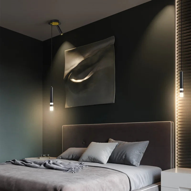 Afralia™ Rotatable Spotlight Pendant Lamp for Modern Bedroom, Living Room, and Kitchen Lighting