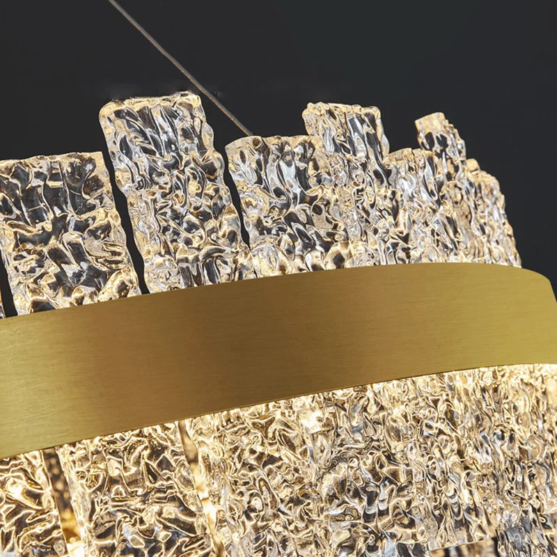 Afralia™ Crystal Chandelier: Modern Nordic Light Luxury LED Ceiling Fixture