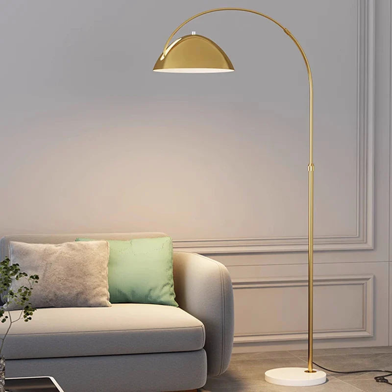 Afralia™ Designer Marble Floor Lamp for Luxury Living Room Lighting