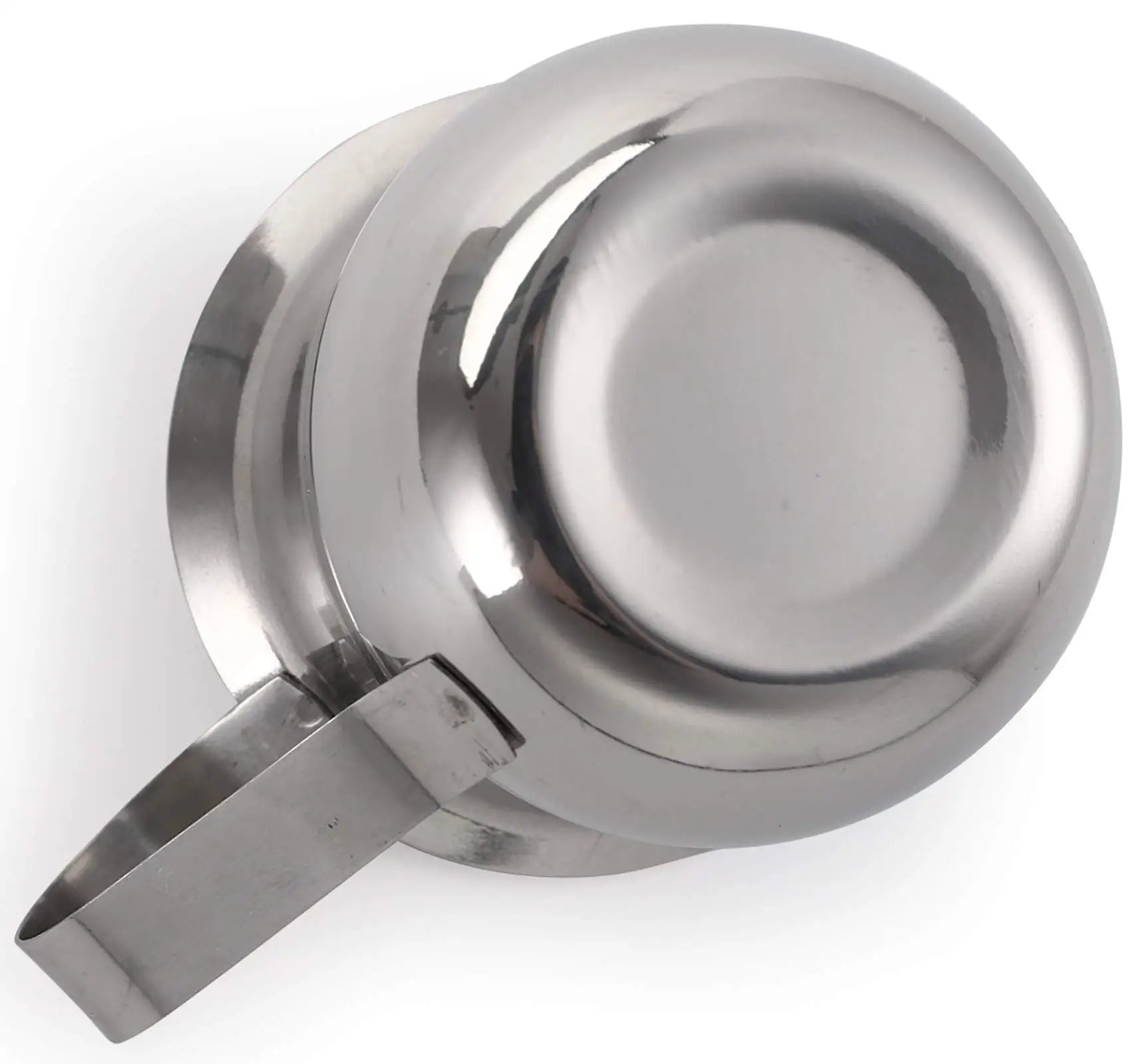 Afralia™ Stainless Steel Milk Frothing Pitcher Cup for Espresso Coffee - 12oz Measure & Pour