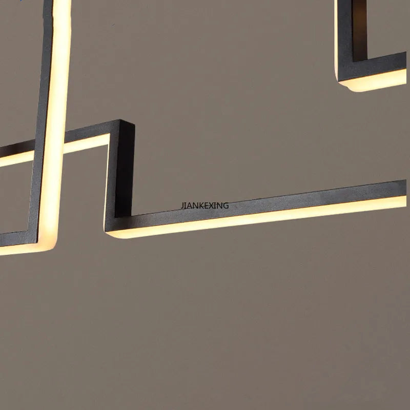 Afralia™ LED Ceiling Chandelier Dimmable for Dining Room Kitchen Bar Pendant Lamp