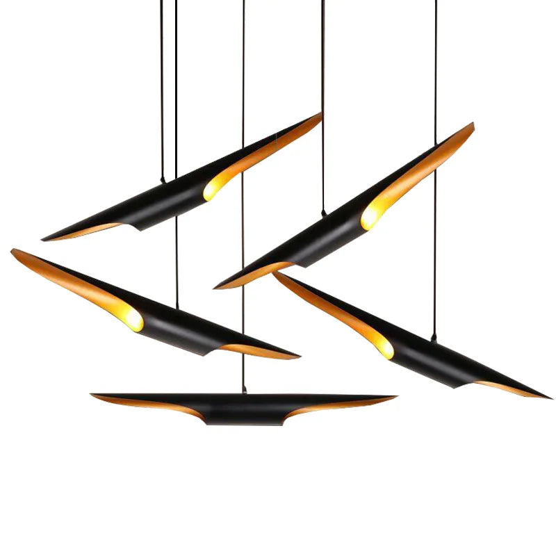 Afralia™ Tube Suspension Aluminum Pendant Chandelier for Living and Dining Room