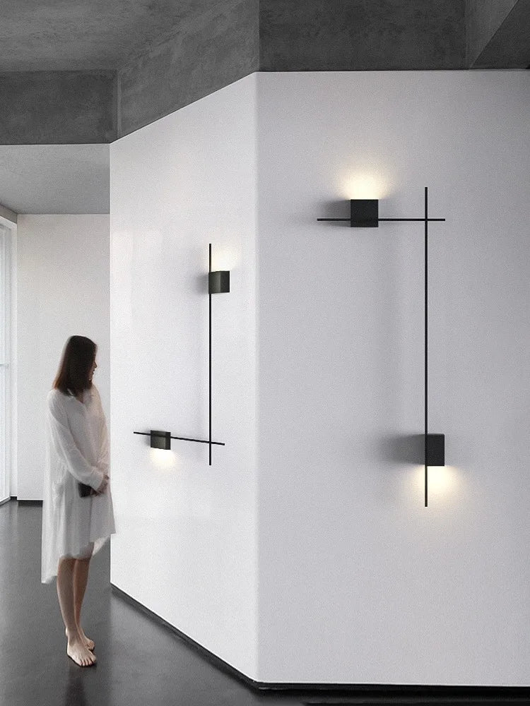 Afralia™ Modern Long Strip Wall Lamp | Elegant Living Room & Hotel Wall Sconce