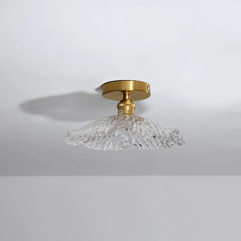 Afralia™ LED Glass Ceiling Lamp Modern Indoor Lighting Fixture