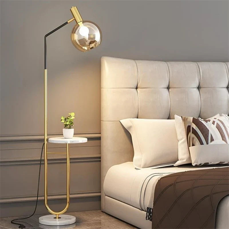 Afralia™ Nordic LED Floor Lamp, Modern Minimalist Design for Elegant Living Spaces