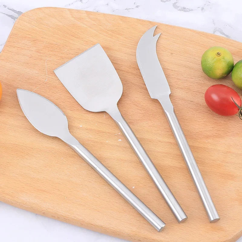 Afralia™ Stainless Steel Cheese Knives Set for Multi-Use Slicing and Serving