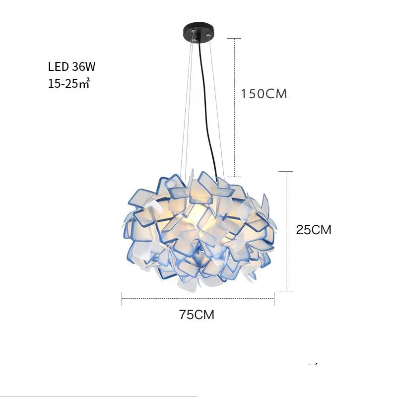 Afralia™ Clizia LED Chandelier - New Design Acrylic Suspended Bedroom Cafe Lights