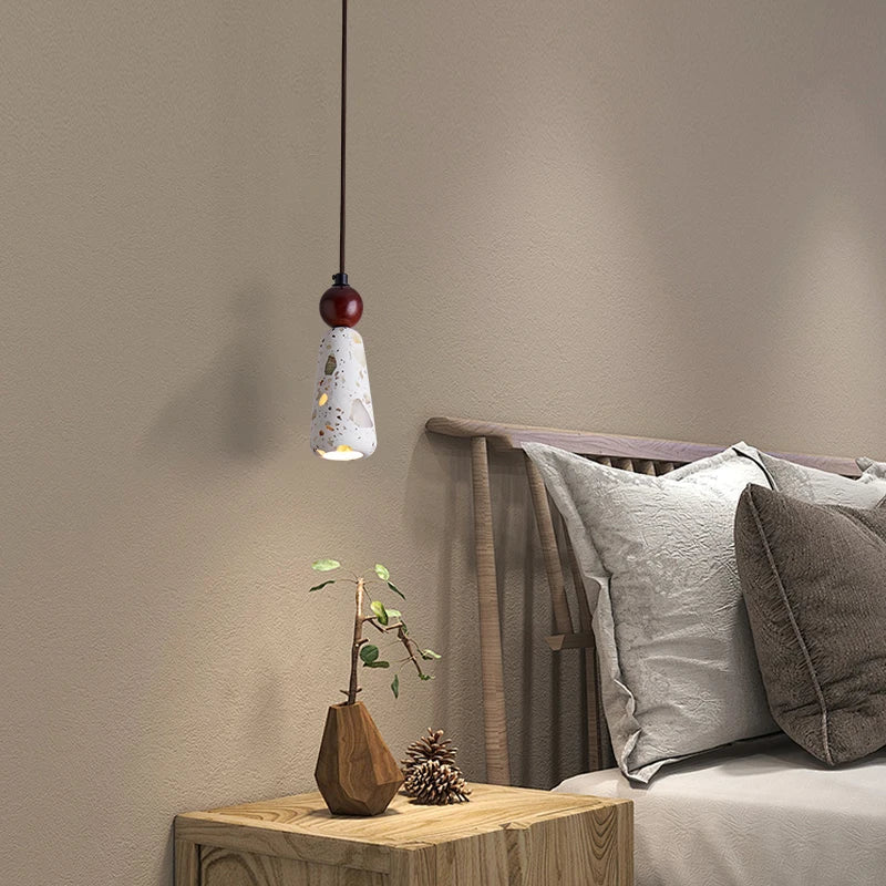 Afralia™ Wood Ball LED Pendant Lamp for Modern Living Spaces