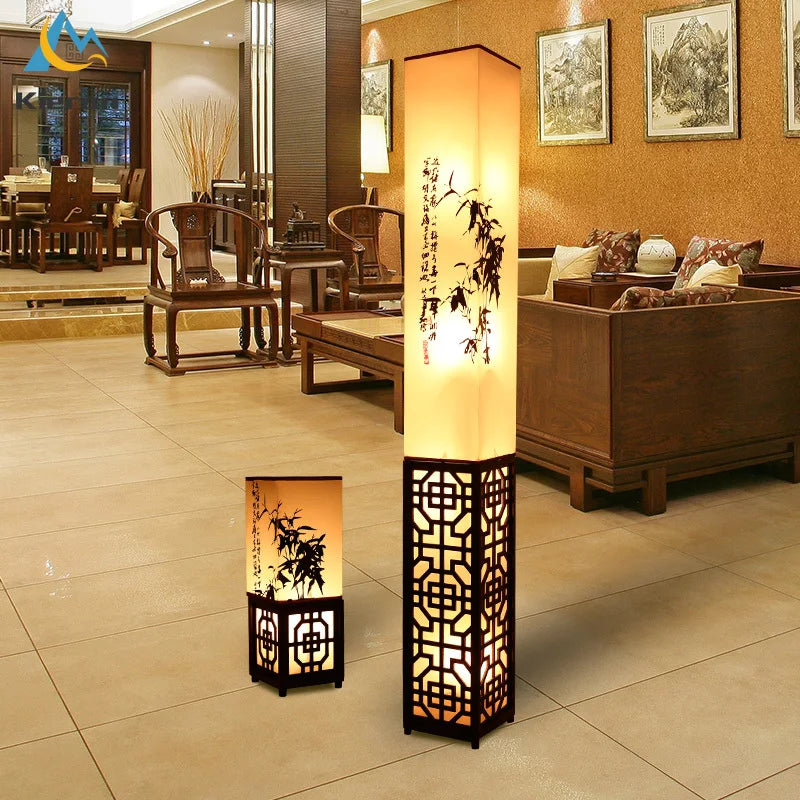 Afralia™ Solid Wood LED Table Lamp for Living Room and Bedroom