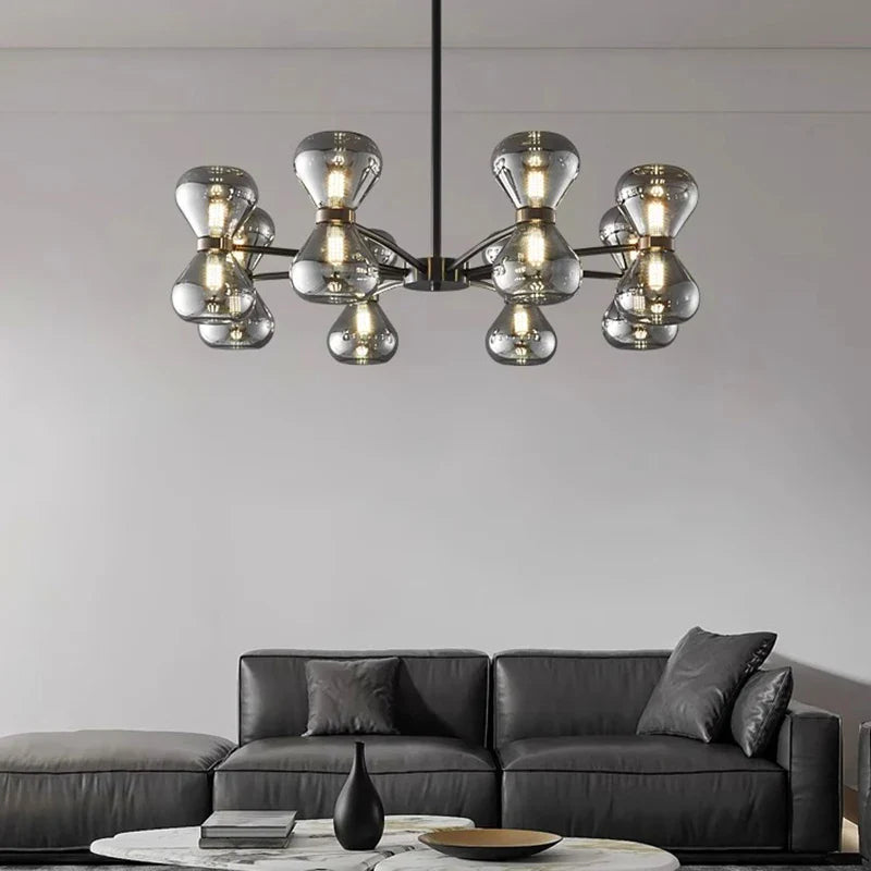 Afralia™ LED Pendant Chandelier: Stylish Ceiling Lamp for Bedroom, Living Room Decor