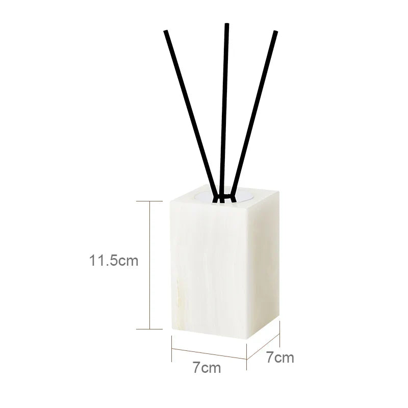 Afralia™ White Onyx Marble Bathroom Accessories Set for Elegant Bath Decor