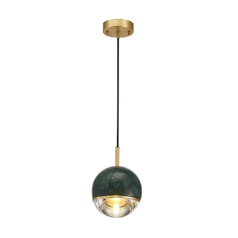 Afralia™ Nordic Luxury 1-Head Chandelier Bedside Lamp for Modern Minimalist Décor