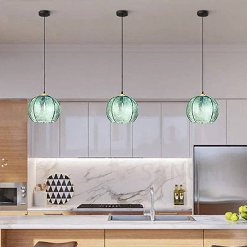 Afralia™ Nordic Glass Chandelier - Modern Pendant Light for Stylish Home Decor