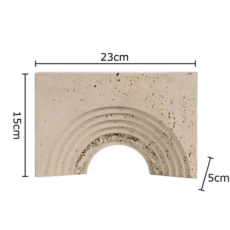 Afralia™ Stone Door Ornaments: Modern Desk Decor Resin Statue Ball Artwork Aesthetics