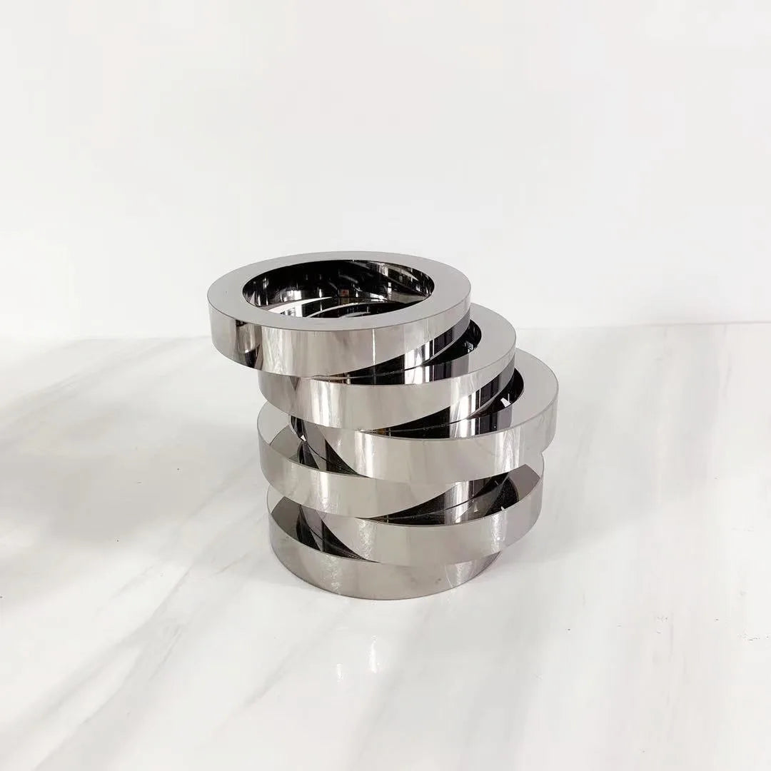 Afralia™ Crystal Glass Geometric Circle Vase Terrarium Flower Arrangement Home Decor