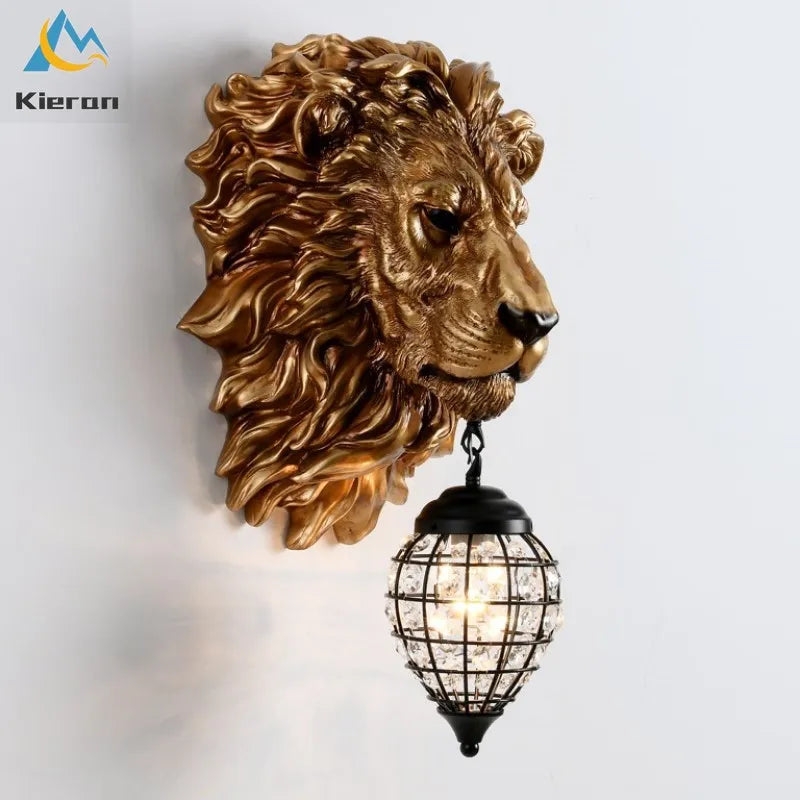 Afralia™ King Crystal Wall Lamp for Bedroom, Living Room, Hotel, Club, and Restaurant