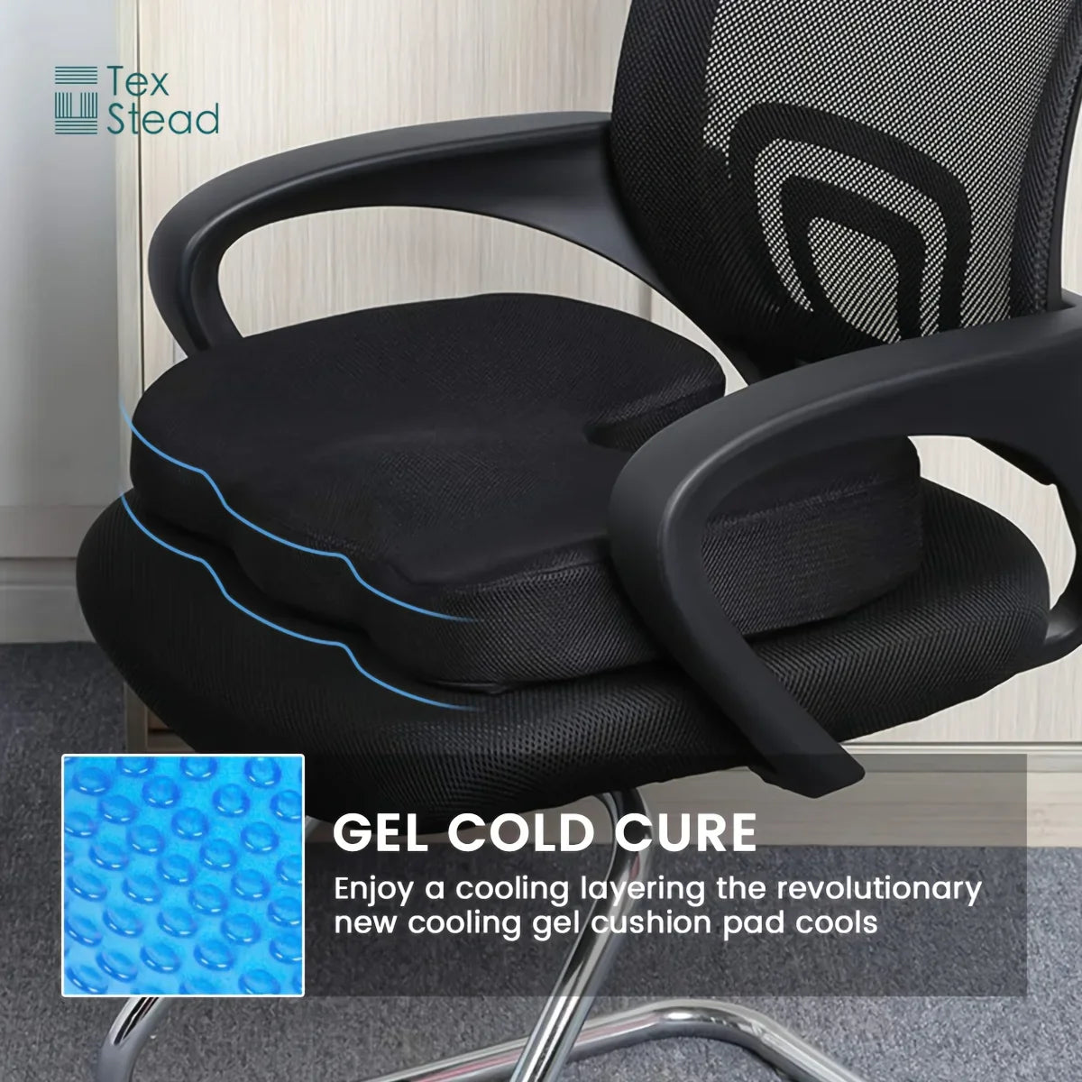 Gel Seat Cushion for Hemorrhoids Relief by Afralia™