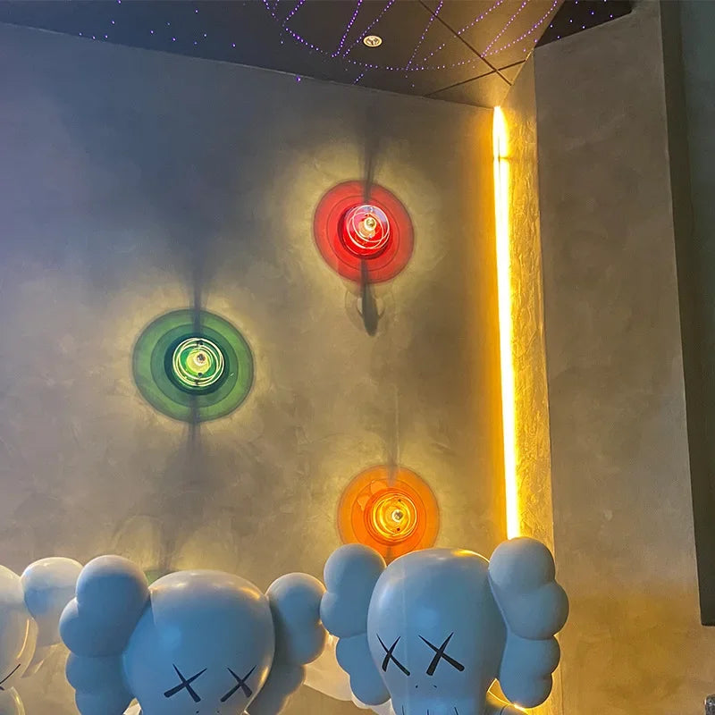 Afralia™ Creative Acrylic Wall Lamp for Living Room Bedroom Decor