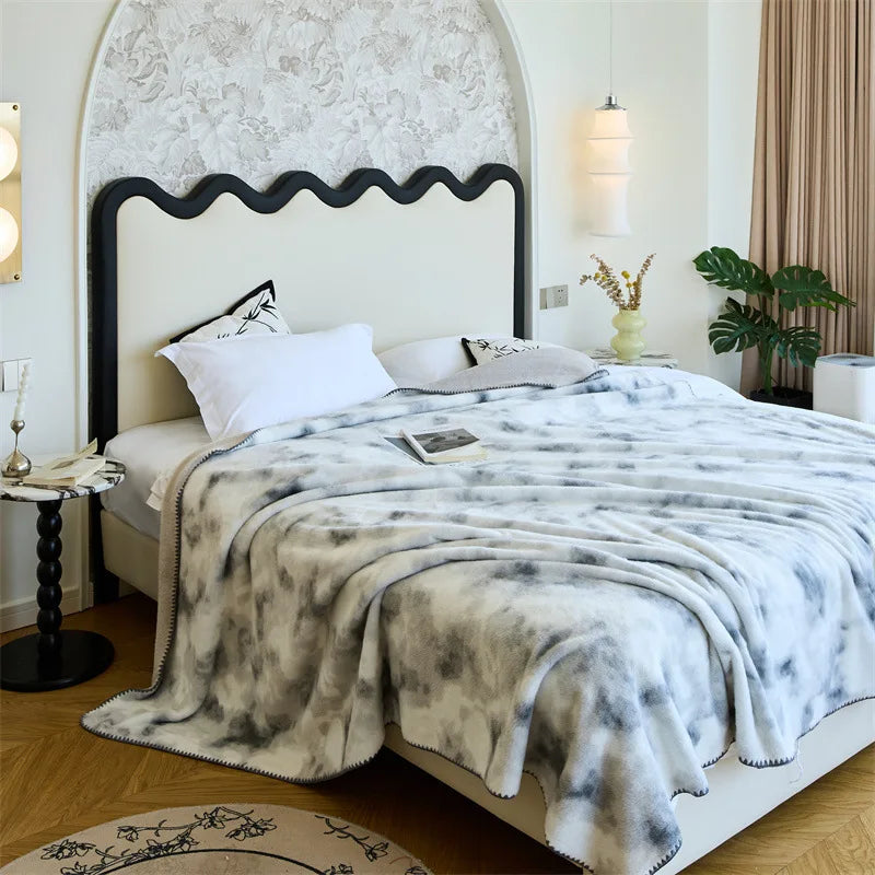 Afralia™ Faux Mink Fur Cozy Sofa Blanket | Luxe Winter Bed Décor